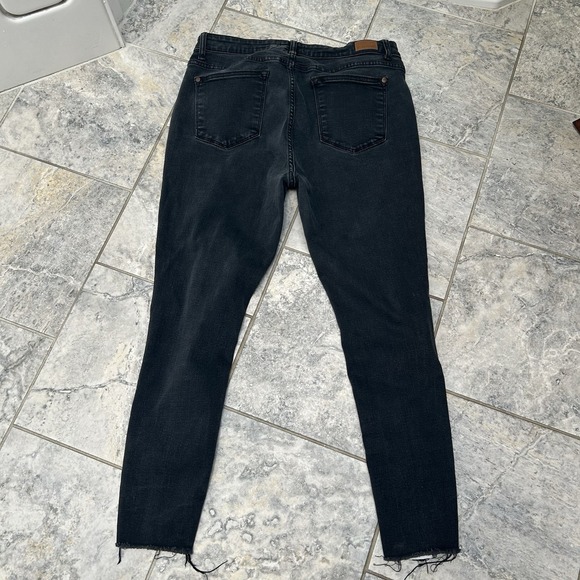 Judy Blue Black Destroyed Leopard Patch Skinny Jeans Size‎ 15/32 Style #82168 - Picture 5 of 5